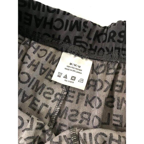 MICHAEL KORS- WOMENS GREY/BLACK SOFT PAJAMA BOTTOMS SIZE MEDIUM - Picture 3 of 6